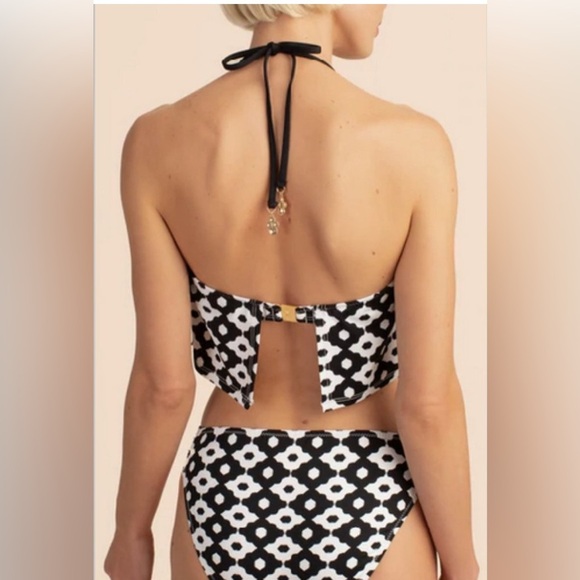 NWT Trina Turk Women’s Onyx Ikat Scarf Tankini Top - Size 6 - Picture 2 of 9